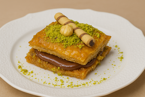 Nutella Pistachio Baklava